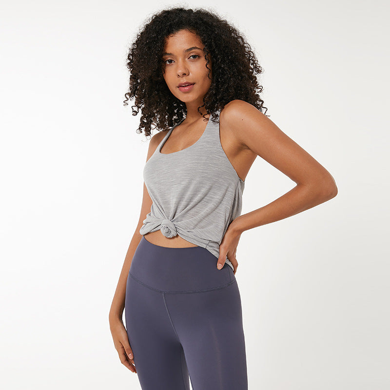 Athletic Criss Cross Tank Top